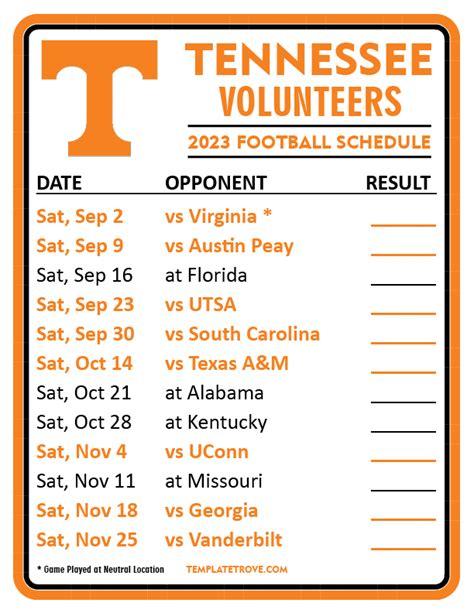 2023 sec football schedule pdf|tennessee football schedule printable 2023.